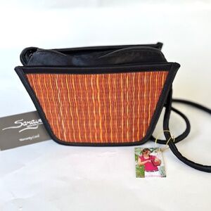 Saraye from Cambodia Weave Crossbody Bag NWT